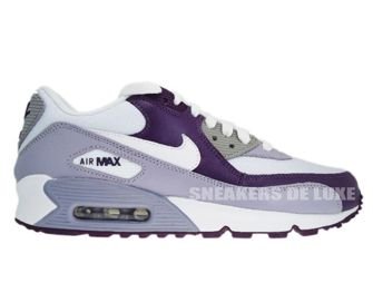 Nike Air Max 90 White/White-Provence Purple-Wine 325213-108 
