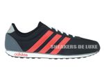F99392 adidas neo V Racer core black / bright red / clear onix