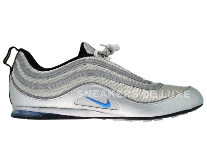 silver nike basse