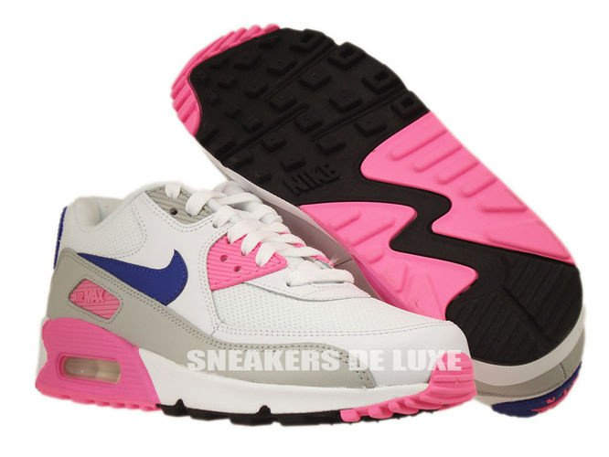 English: 616730-104 Nike Air Max 90 Essential White/Concord-Zen Grey ...