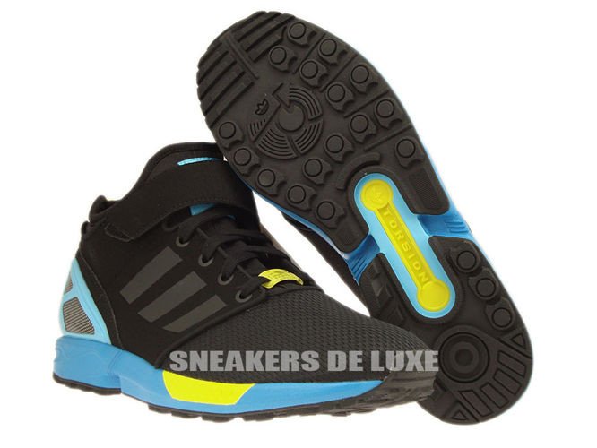 adidas zx flux yellow and black
