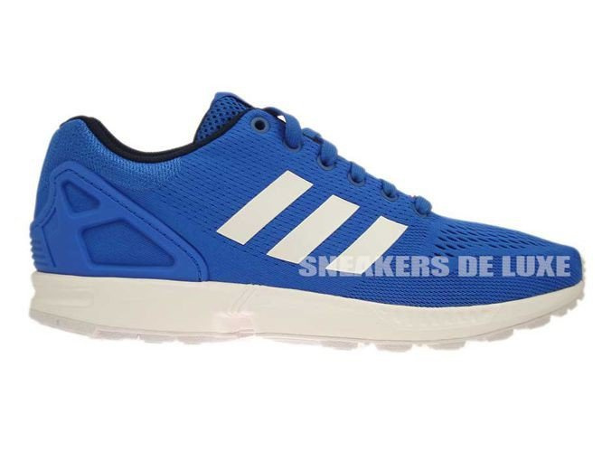 zx flux blue and white