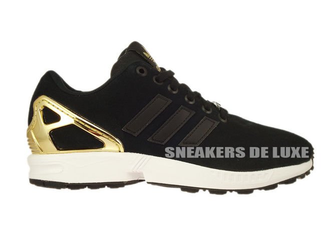 zx flux gold and black