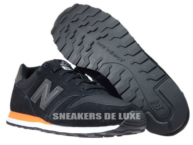 New balance best sale 373 black orange