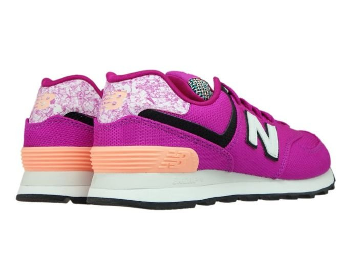 New Balance WL574ASD Poisonberry with Bleached Sunrise