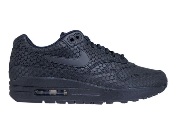 Nike Air Max 1 Premium 454746 014 Black Black Anthracite