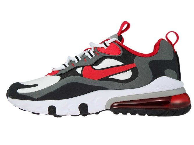 Nike Air Max 270 React BQ0103 011 Iron Grey University Red Black
