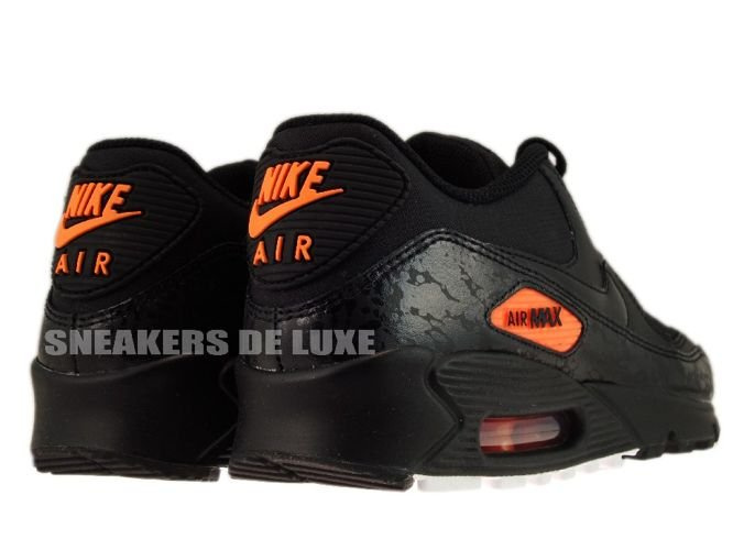 nike air max 90 orange black