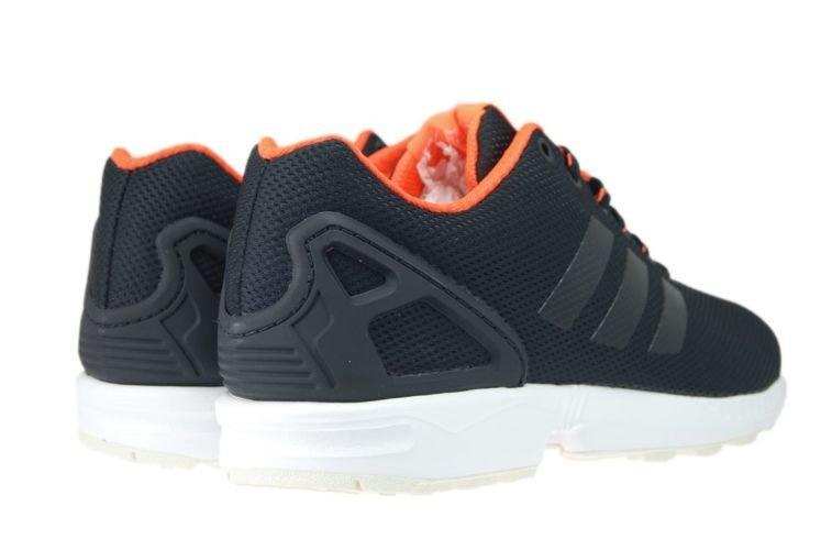 Adidas zx flux black white orange sale