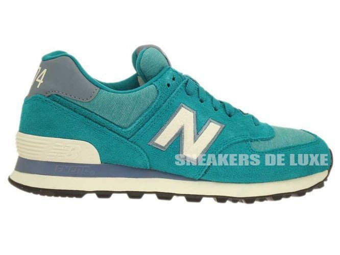 new balance 574 green white