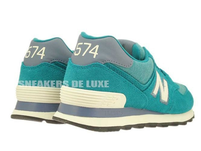 WL574PGW New Balance 574 Pennant Pack Green White