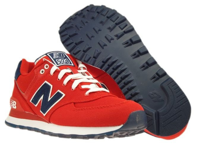 new balance red pique polo