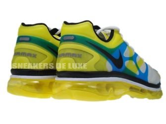 487982-107 Nike Air Max+ 2012 White/Black-Lemon Twist-Current Blue
