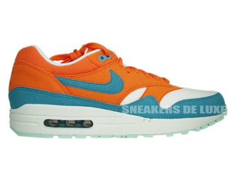 Nike Air Max 1 Bright Mandarine/Mineral Blue 308866-800