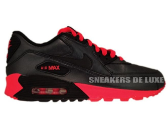 Nike Air Max 90 Leather Black/Black-Pink 325213-019