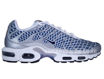 Nike Air Max Plus TN 1 Metallic Silver/Midnight Navy-Metallic Silver 