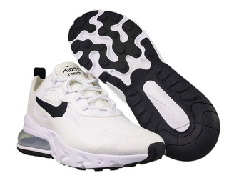 Nike Air Max 270 React CI3899-101 White/Black-Metallic Silver