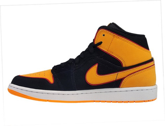 Nike Air Jordan 1 Mid SE FJ4923 008 Black/Vivid Orange