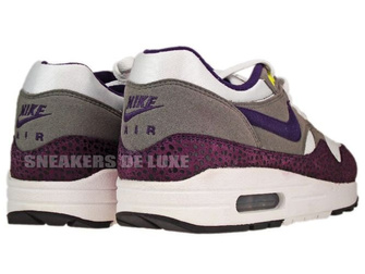 Nike Air Max 1 White/Grand Purple-Metallic Pewter 308866-151