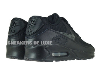 724824-001 Nike Air Max 90 Black / Black - Cool Grey