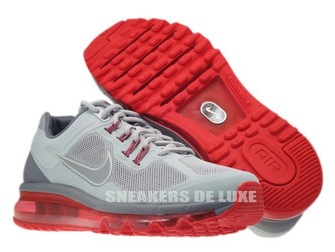 555616-006 Nike Air Max+ 2013 EXT Metallic Silver/Hyper Red Lightweight