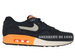 512033-400 Nike Air Max 1 Premium Dark Obsidian / Metallic Silver – Atomic Orange
