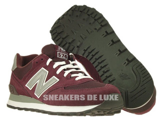 M574NBU New Balance Burgundy / Silver