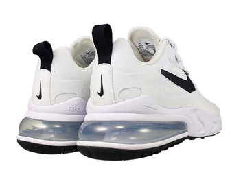 Nike Air Max 270 React CI3899-101 White/Black-Metallic Silver