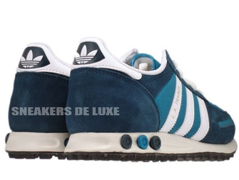 Q20744 Adidas Originals LA Trainers Vivid Teal/Dark Petrol/Running White