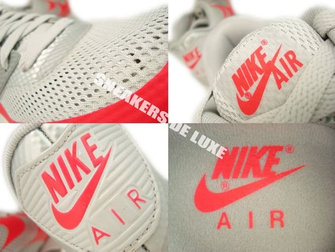 Nike Air Max 90 Premium Hyperfuse Medium Grey/Neutral Grey-Solar Red 454446-016