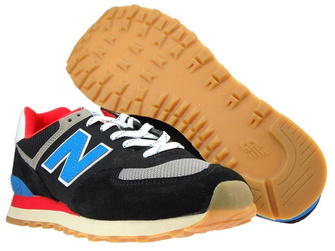 New Balance ML574SOV Black with Neo Classic Blue & Nebula