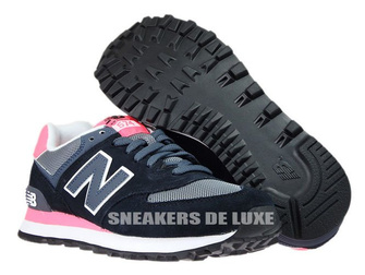 New Balance WL574CPL Black / Grey / Pink