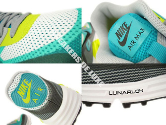 636229-103 Nike Air Max Lunar 90 C3.0 White/Black-Turbo Green