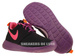 599729-007 Nike Rosherun Black/PInk Power-Bold Berry-Total Orange