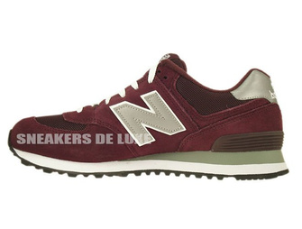 M574NBU New Balance Burgundy / Silver