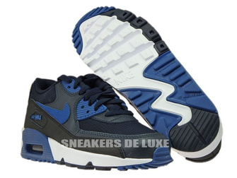 833418-402 Nike Air Max 90 Dark Obsidian/Court Blue-Black-White