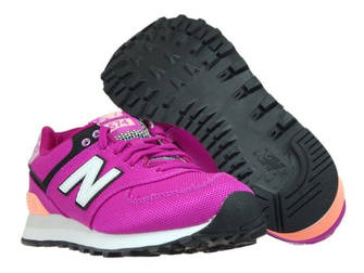 New Balance WL574ASD Poisonberry with Bleached Sunrise