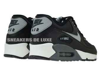 537384-003 Nike Air Max 90 Essential Black/Silver-Dark Grey-Black