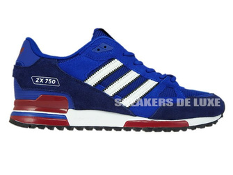 BB1220 adidas ZX 750 Collegiate Royal/Footwear White/Dark Blue