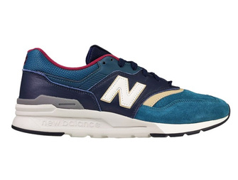 New Balance CM997HWC Navy with teal