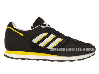 D67735 adidas Originals ZX 100 Black / Clear Grey / Sunshine