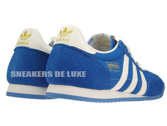 G50922 adidas Dragon Bluebird / Metallic Gold / White