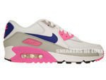 616730-104 Nike Air Max 90 Essential White/Concord-Zen Grey-Pink Glow