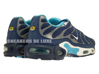 604133-422 Nike Air Max Plus TN 1 Brave Blue / White-Gamma Blue-Cool Grey