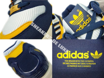 147011 Adidas Originals ZX 8000 Dawn Blue/Dark Slate/Cadmium Yellow