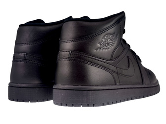 Nike Air Jordan 1 Mid 554724-093 Black/Black-Black