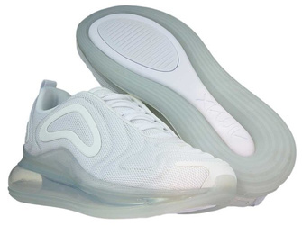 Nike Air Max 720 AR9293-101 White/White-Metallic Platinum