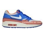 579758-001 Nike Air Max 1 Premium Hyperfuse Pure Platinum/Sail-Hyper Blue-Total Crimson