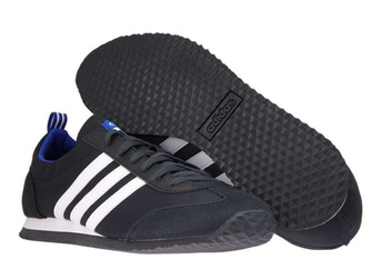 DB0462 adidas NEO VS Jog Core Black/Ftwr White/Collegiate Royal
