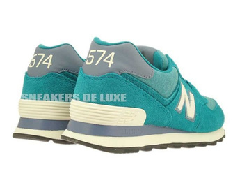 WL574PGW New Balance 574 Pennant Pack Green / White